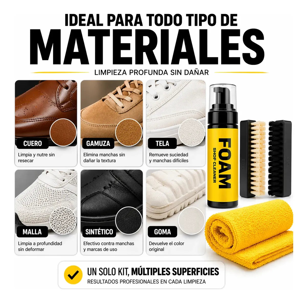 Kit de Limpieza Premium para Zapatillas 👟