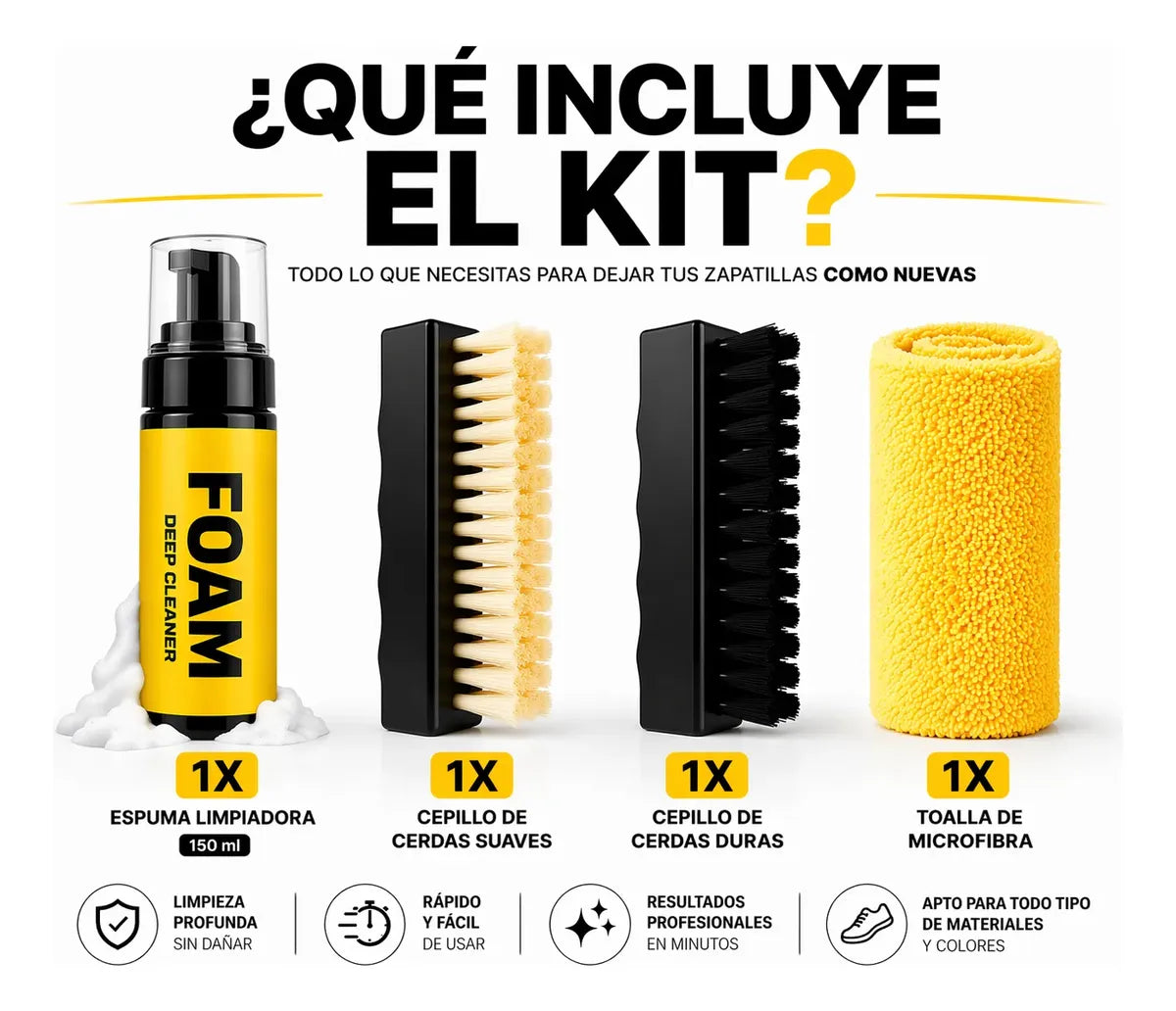 Kit de Limpieza Premium para Zapatillas 👟