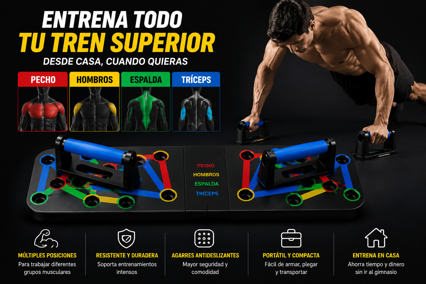Tabla Push Up Flexiones